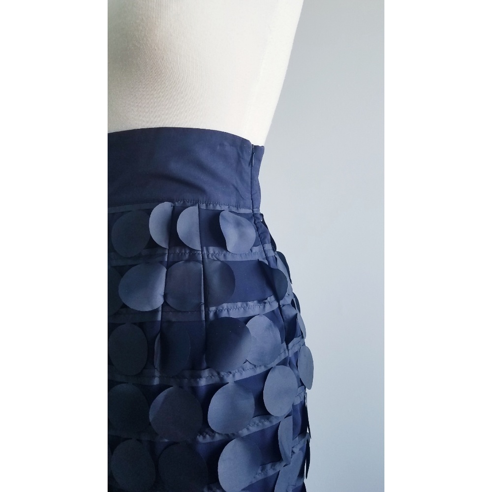 Shabby Apple Navy Curiouser and Curiouser Skirt - Picture 4 of 7